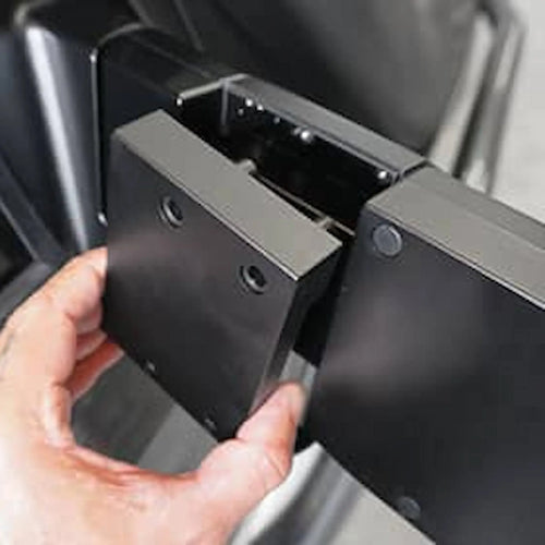 MSA 4x4 towing mirror extension infills being fitted to towing mirrors